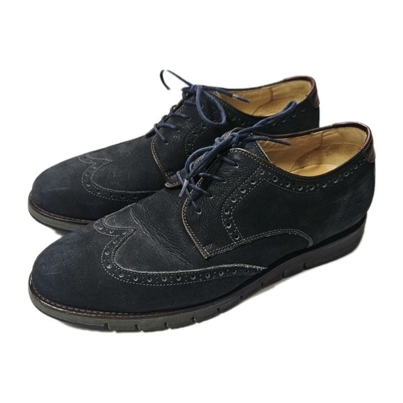 Johnston & Murphy Other - Johnston Murphy J&M 27-2237 Blue Oxford Sheep Skin Casual Shoes Men's Size 10.5M